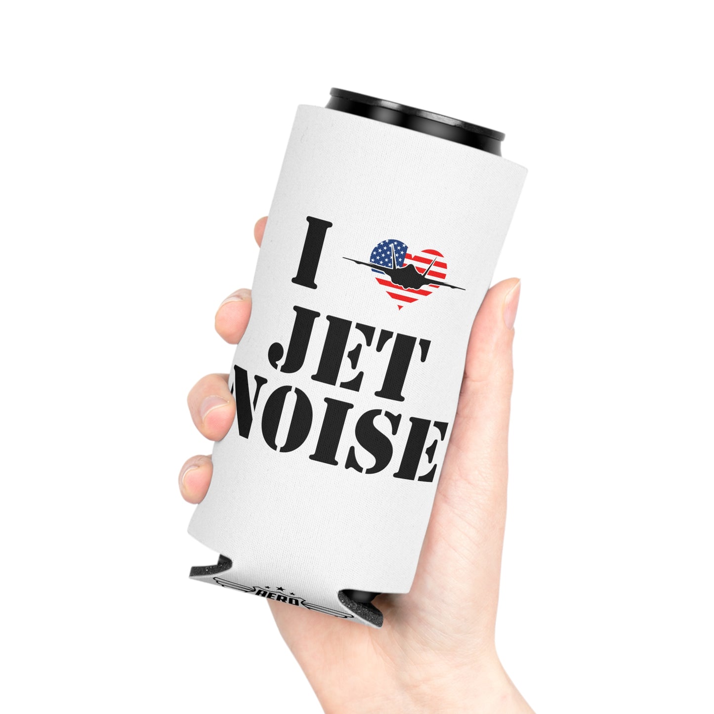 I heart Jet Noise soft can sleeve