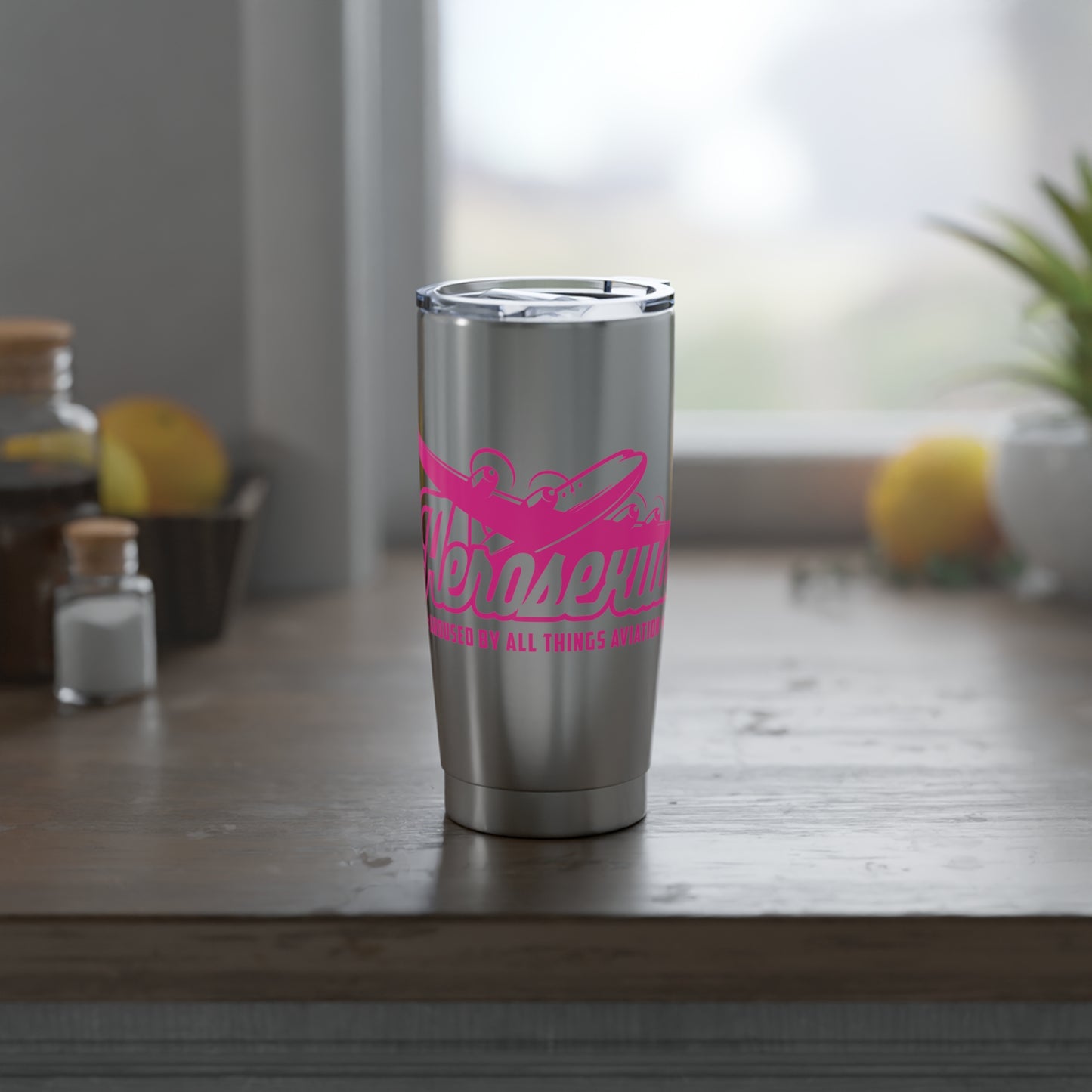 Aerosexual Vagabond 20oz Tumbler Bright Pink