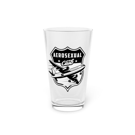 Aerosexual Club Pint Glass, 16oz