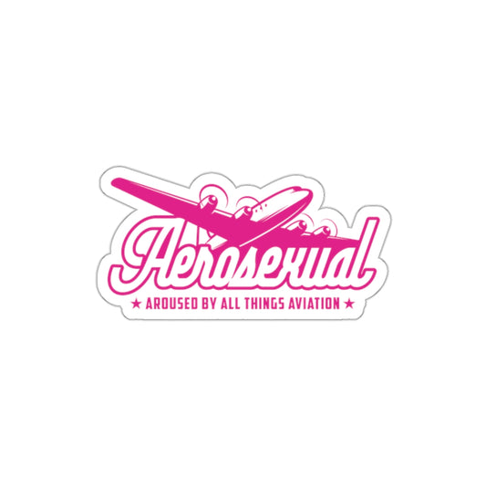 Aerosexul Die-Cut Sticker Bright Pink