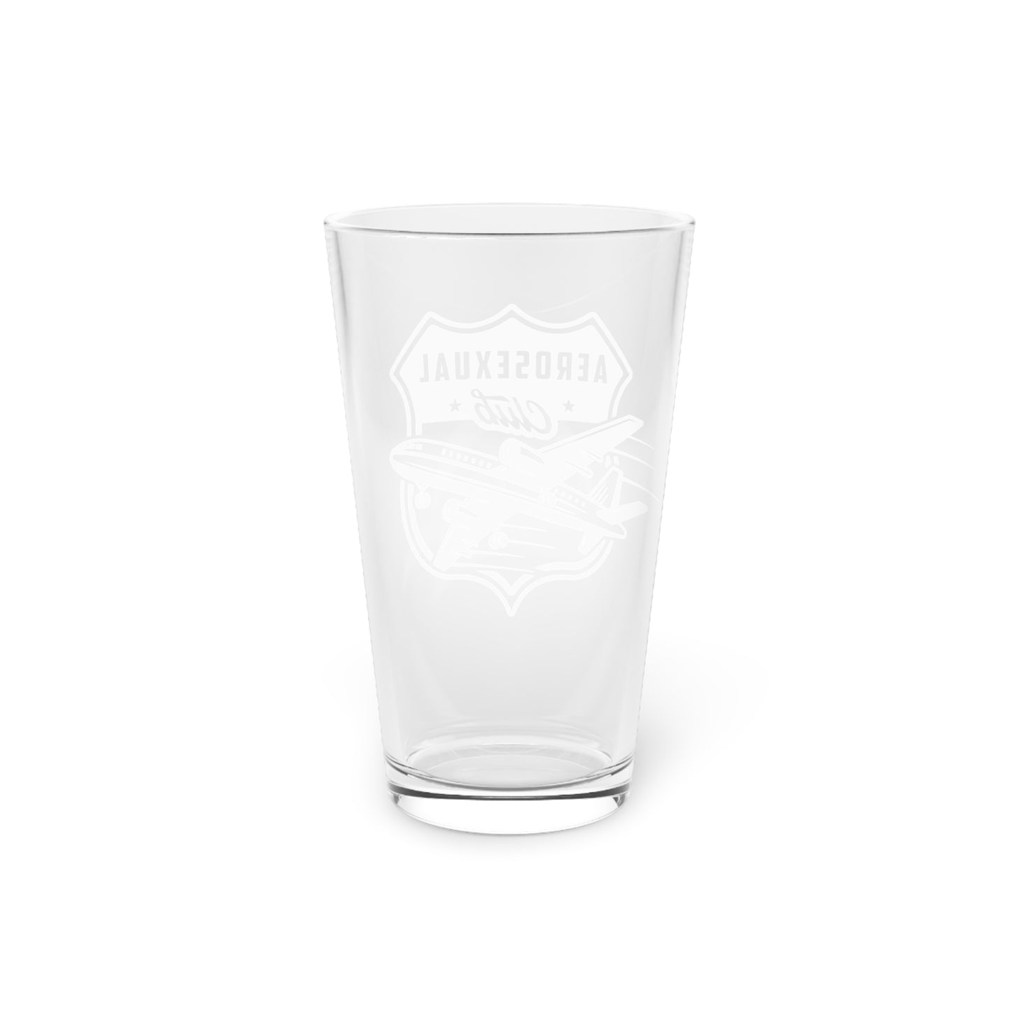 Aerosexual Club Pint Glass, 16oz