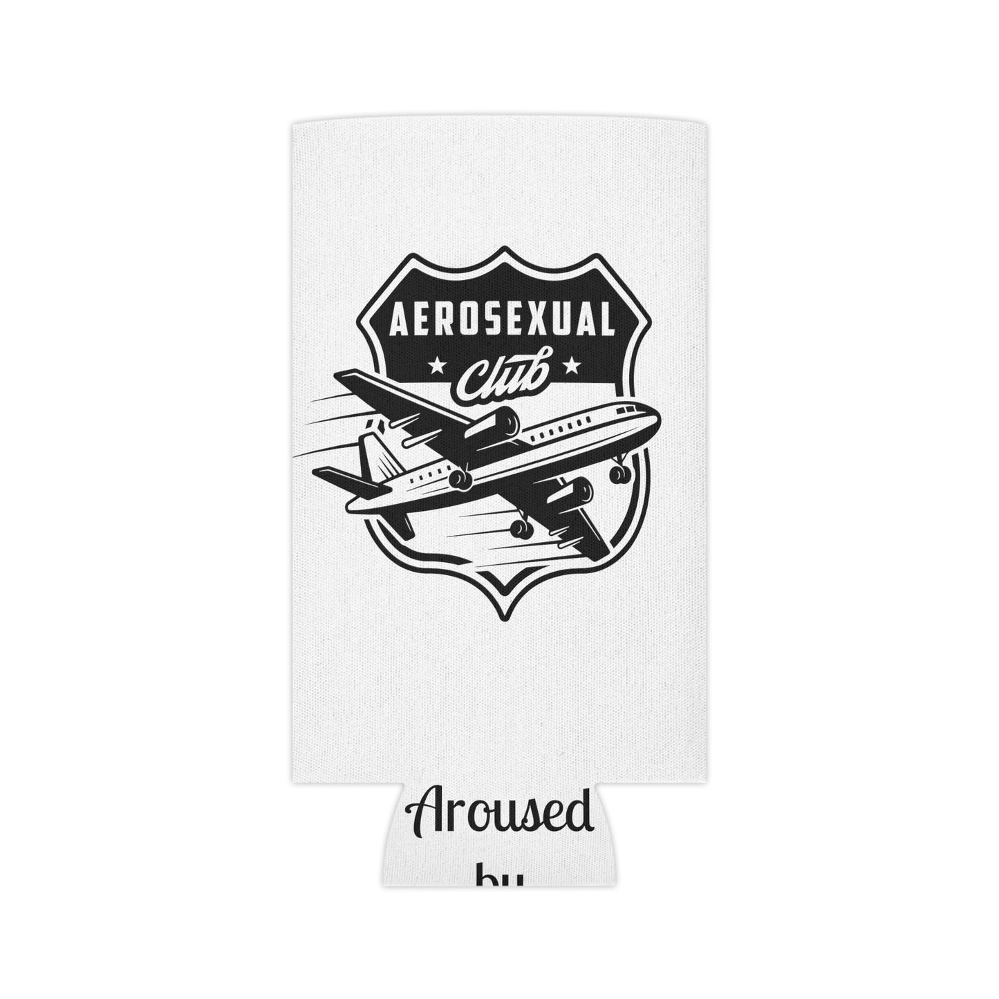 Aerosexual Club soft can sleeve (white)