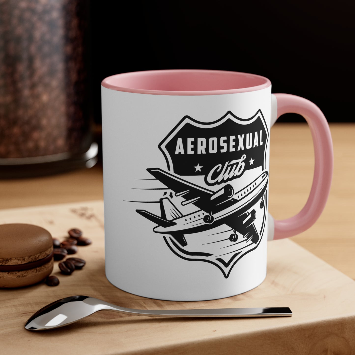 Aerosexual Two-Tone Coffee Mugs, 15oz