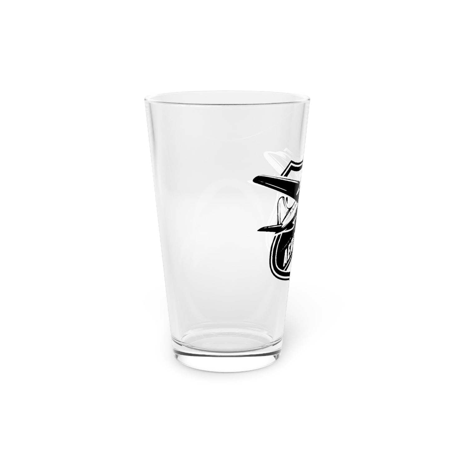 Aerosexual Pint Glass, 16oz