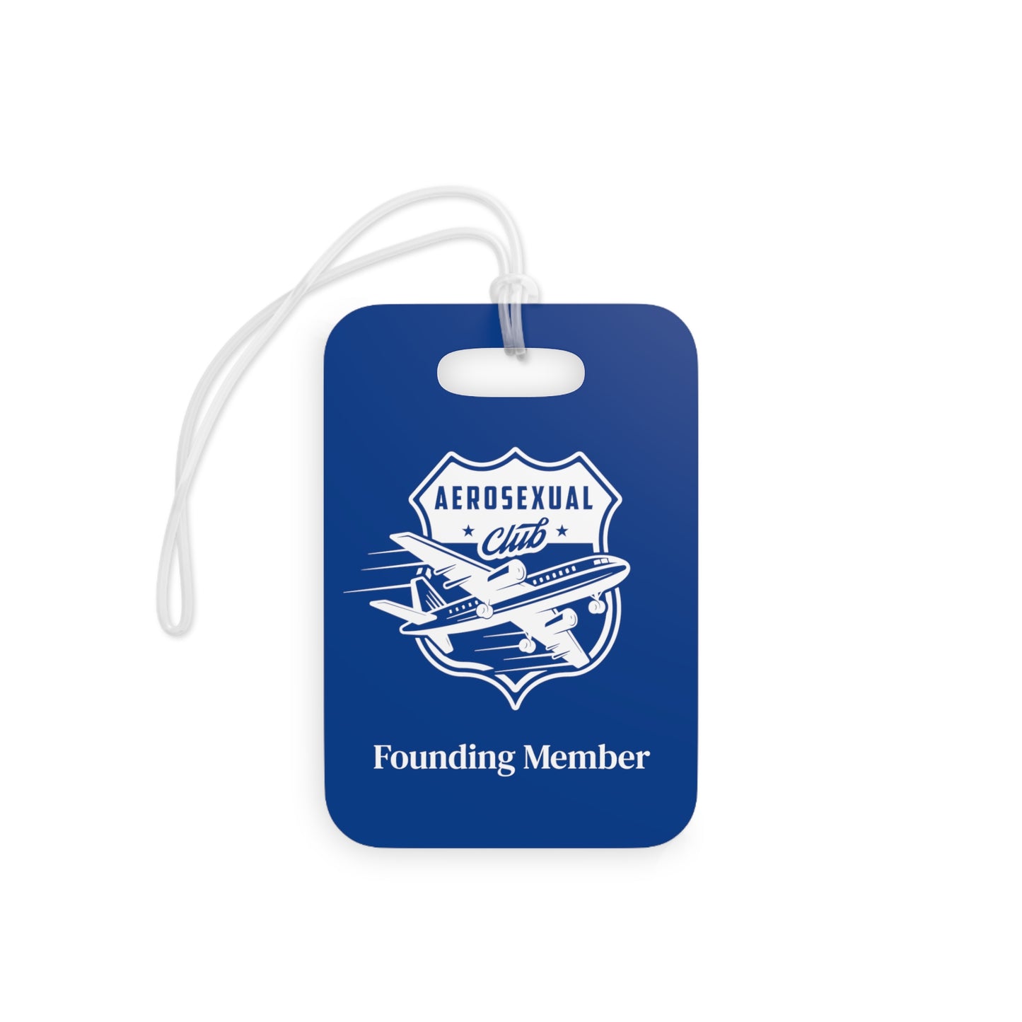 Aerosexual Club Founding Member Luggage Tag Blue (Limited Edition)