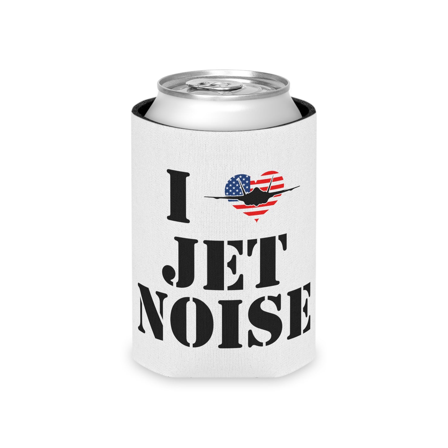 I heart Jet Noise soft can sleeve